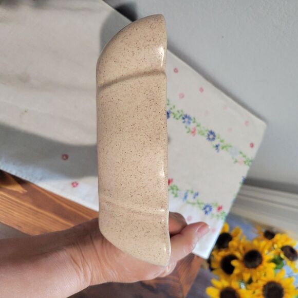 Vintage Speckled Tan Haeger Rectangle Tray Serving Dish 11”x7.5” 2.25” Deep USA - Picture 7 of 10